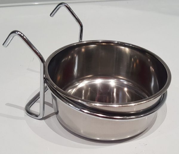 Avian Care Bird Feeder Coop Cup Stainless Steel with Hanger 300ml