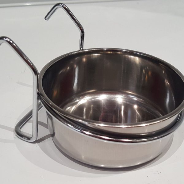 Avian Care Bird Feeder Coop Cup Stainless Steel with Hanger 300ml