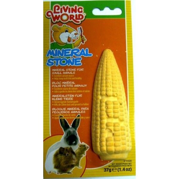 Living World Small Animal Mineral Stone Corn Cob 37g