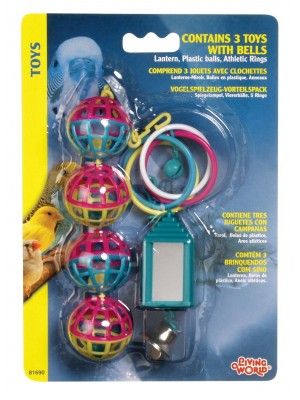 BALLS, RINGS & LANTERN 3pk