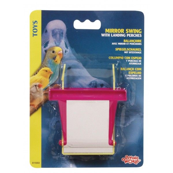 Living World BIRD SWING WITH MIRROR