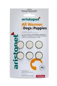 ARI ALLWORMER DOG/PUP 6 PACK