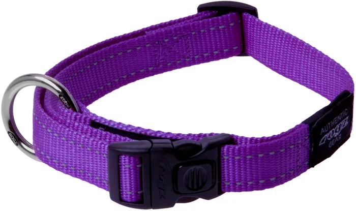 Rogz Fanbelt Collar LARGE - Purple