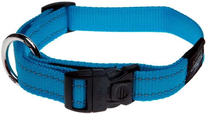 Rogz Fanbelt Collar LARGE - Turquoise