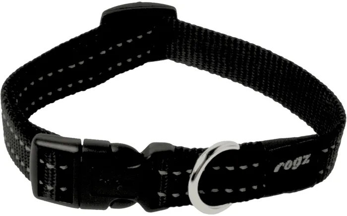 Rogz Snake Collar MEDIUM - Black