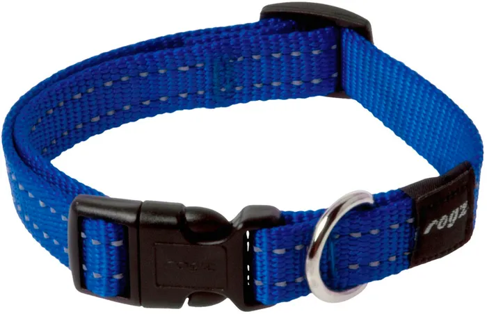 Rogz Snake Collar MEDIUM - Blue