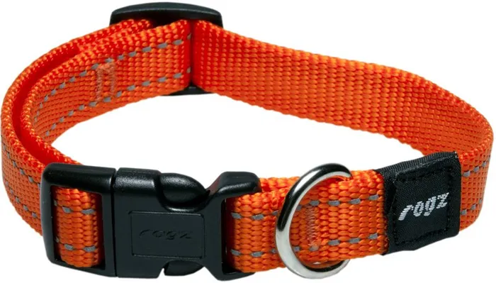 Rogz Snake Collar MEDIUM - Orange