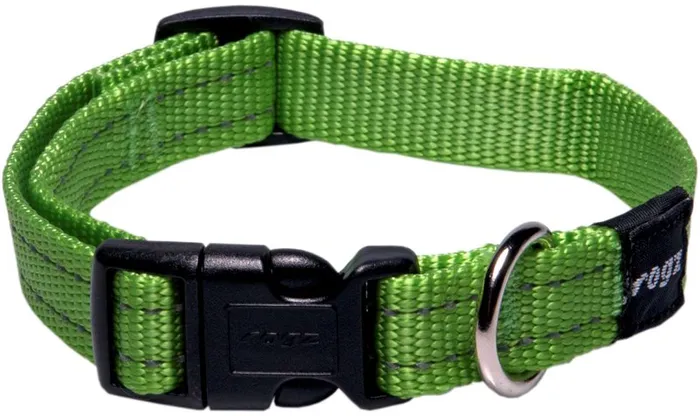 Rogz Snake Collar MEDIUM - Lime