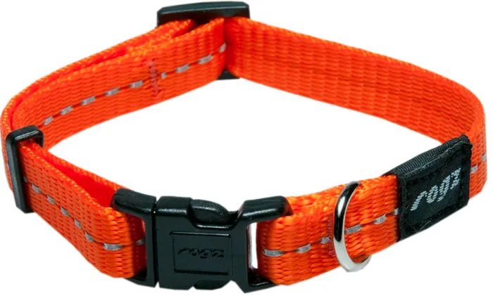 Rogz Nitelife Collar SMALL - Orange
