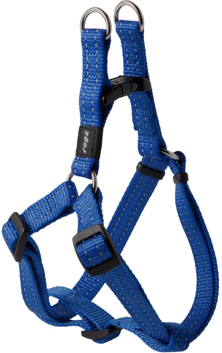 Rogz Snake Step-In Harness MEDIUM - Blue