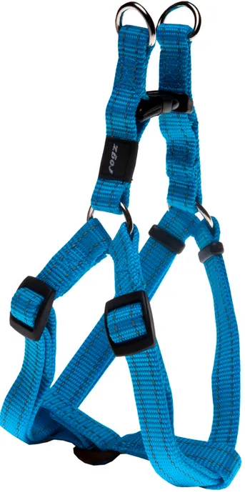 Rogz Snake Step-In Harness MEDIUM - Turquoise