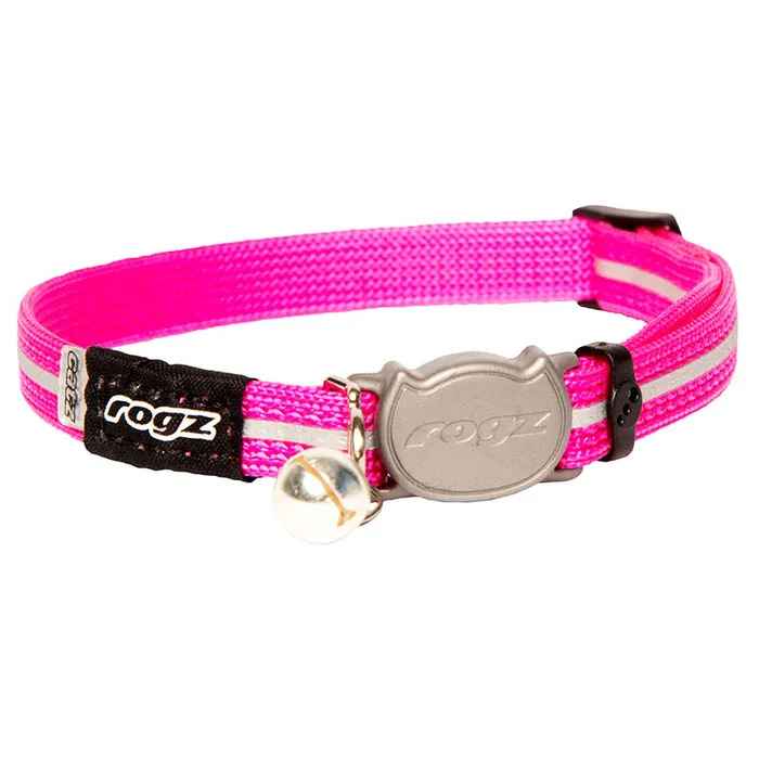 Rogz Alleycat Safeloc Collar 11mm - Pink