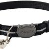 Rogz Alleycat Safeloc Collar 8mm - Black