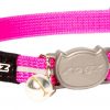 Rogz Alleycat Safeloc Collar 8mm - Pink