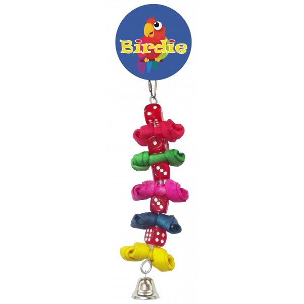Birdie Medium Plastic Bone and Dice Display