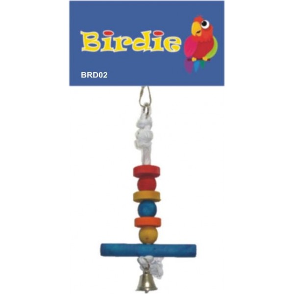 Birdie Small 6 Level Perch with Bell