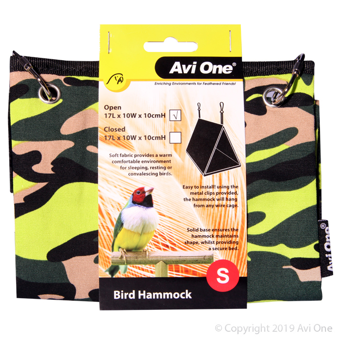 Bird Hammock Open S 17L X 10W X 10cm H