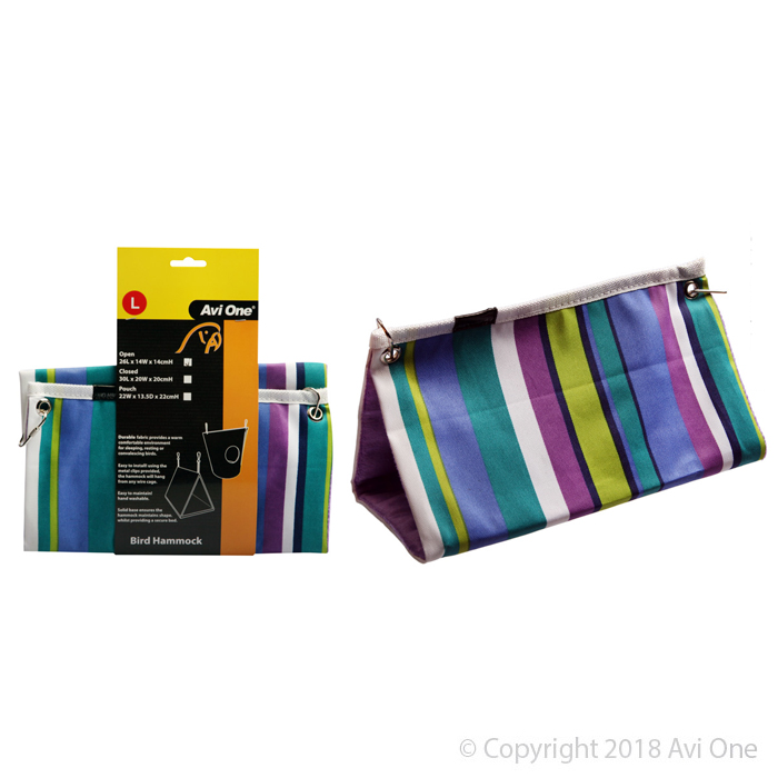 Y Bird Hammock Closed M 26L X 15W X 15cm H