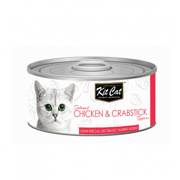 Kit Cat Chicken & Crabsticks Cat Food 80gm