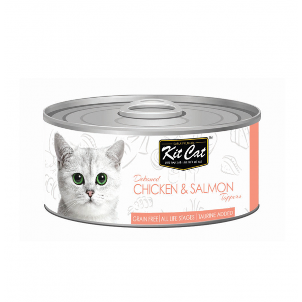 Kit Cat Chicken & Salmon Cat Food 80gm