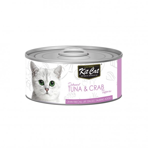 Kit Cat Tuna & Crab Cat Food 80gm