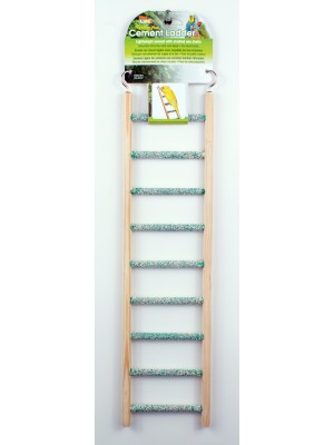 Avian Care Bird ladder Cement/Grit - 9 Step