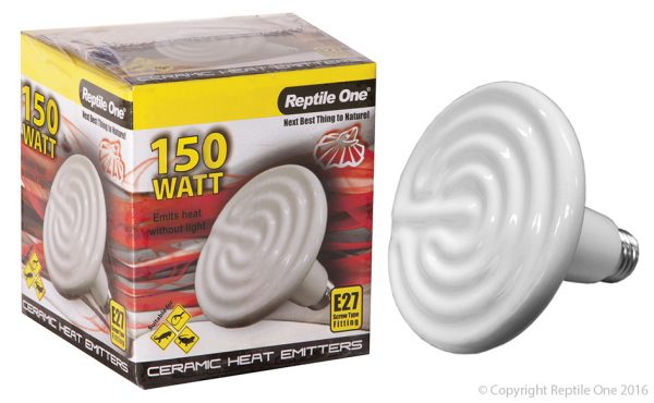 Ceramic Heat Lamp 150w E27 Screw Fitting