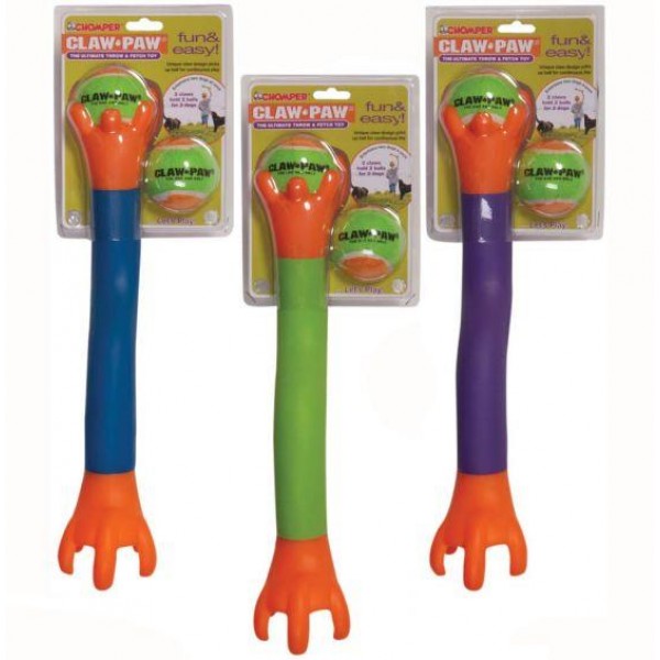 Chomper 2 Ball Claw Paw Chucker Toy