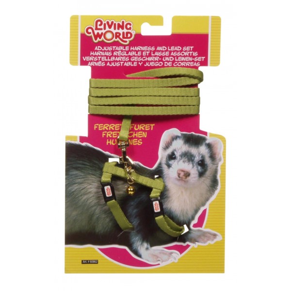 Ferret Harness/Lead Set - GREEN