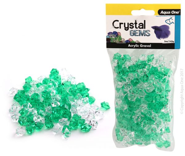 Crystal Gems Acrylic Betta Gravel 142g 15mm Lucky Charm