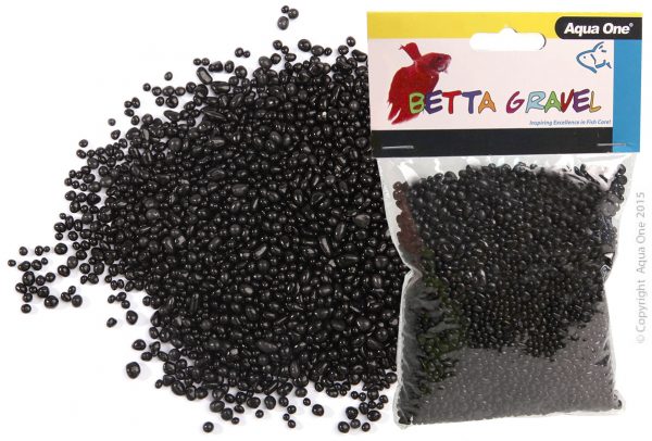 Betta Gravel Glass Black 350g