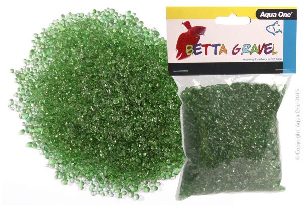 Betta Gravel Glass Green 350g