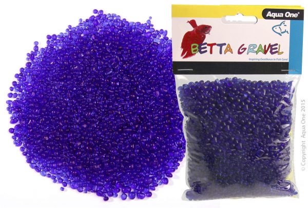 Betta Gravel Glass Purple 350g