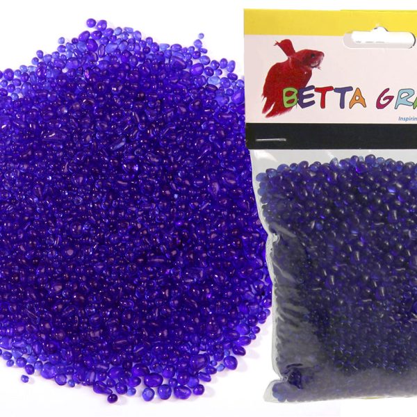 Betta Gravel Glass Purple 350g
