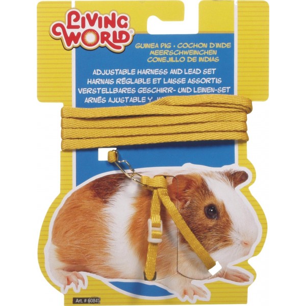 Guinea Pig Harness/Lead Set - YELLOW