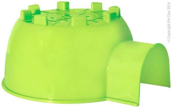 Small Animals Hide Plastic Igloo (L) 30x26.5x14cm Green