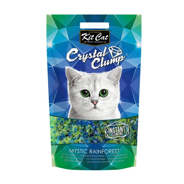 Kit Cat Crystal Clump Mystic Rainforest 1.8kg 4 Litre