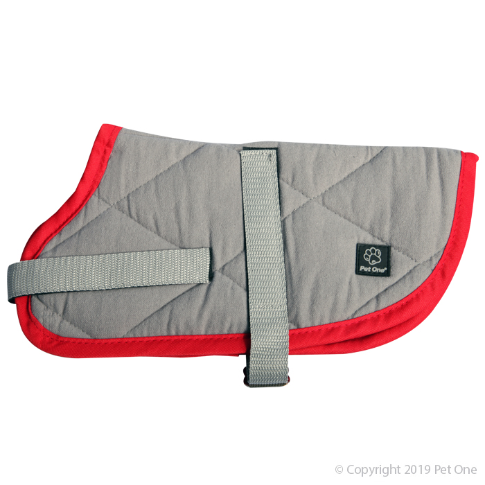 ns 30 red Dog Coat NightSleeper 30cm Grey Red