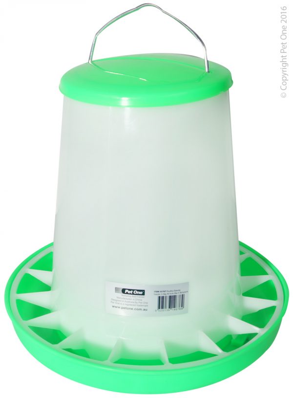 Poultry Gravity Feeder 5.5kg 30.5cm Dia X 28.5cm H