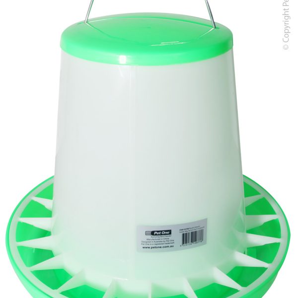 Poultry Gravity Feeder 8kg 36.5cm Dia X 33.5cm H