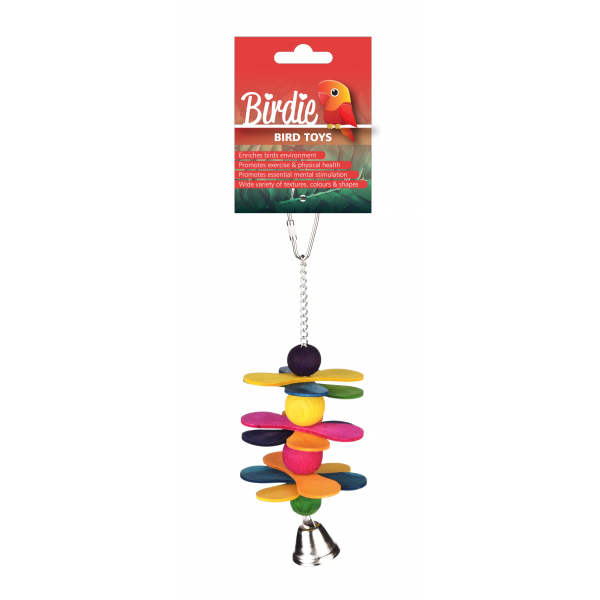 Birdie Rainbow Spinning Sticks Toy 20 x 5cm