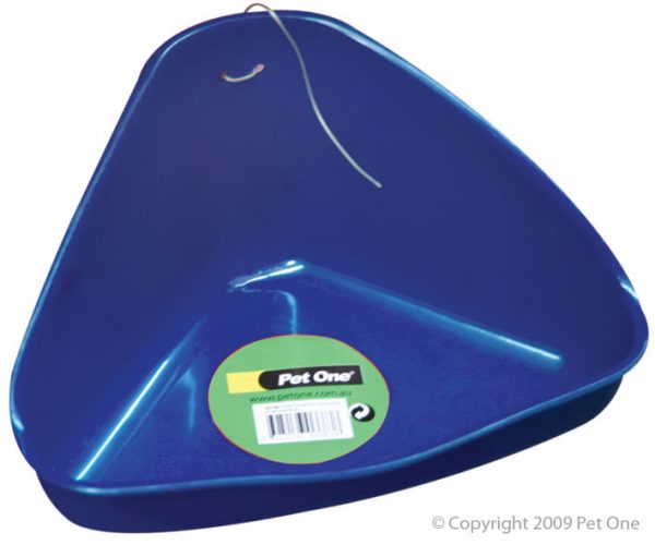 Corner Toilet For Guinea Pig Large 36x22cm Red Blue