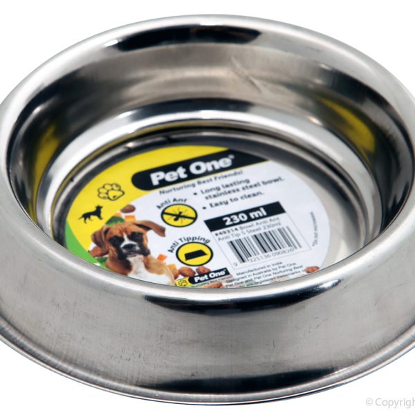 Stainless Steel Anti Ant Bowl 230ml