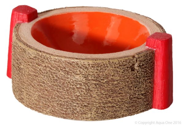 Hermit Crab Round Bowl Orange 6 X7.5x3cm