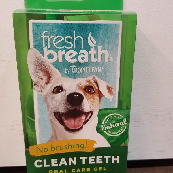 Tropiclean Fresh Breath Clean Teeth Oral Care Gel Removes Plaque and Tartar