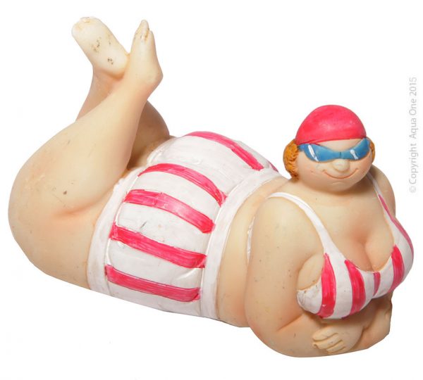 Ornament Swim Woman 8.6x4.5x5.6cm