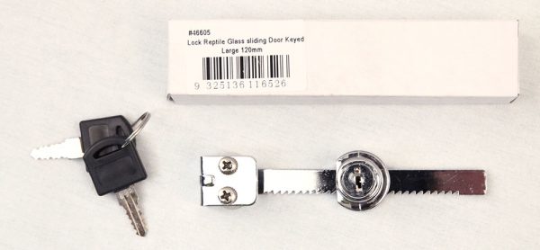 Enclosure Lock Glass For Sliding Door W Key Lg 120mm