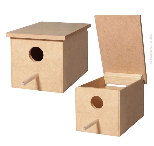 Wooden Small Parrot Nest Box