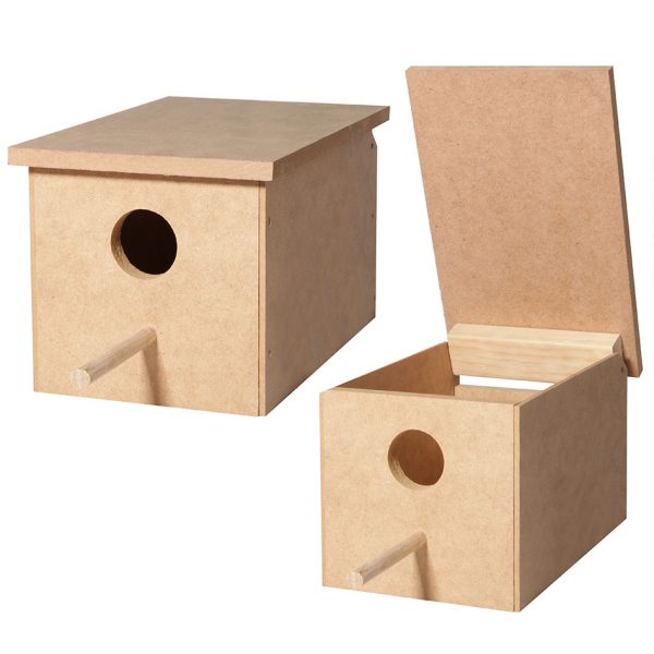 Wooden Small Parrot Nest Box