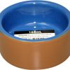Bowl Terracotta Blue Glazed 8.7cm Dia 185ml